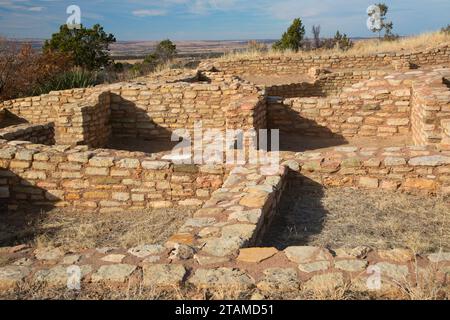 Escalante Pueblo, Anasazi Heritage Center, Canyons of the Ancients National Monument, Colorado Banque D'Images