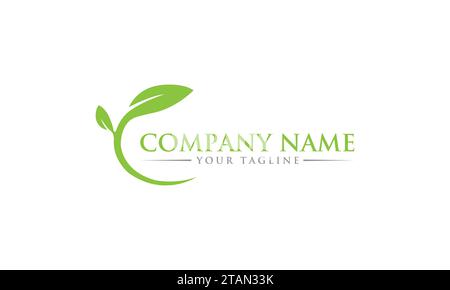Leaf logo Design conception de logo unique et créatif Illustration de Vecteur