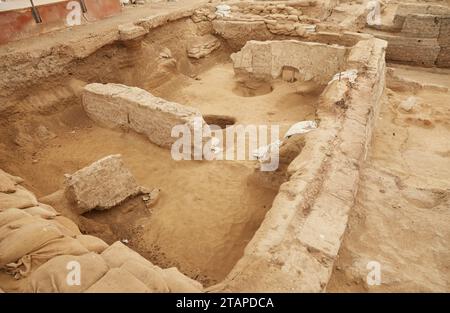 L'ancienne ville néoloïthique de Catal Hoyuk en Turquie, fondée il y a plus de 9000 ans Banque D'Images