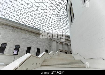 British Museum, cour intérieure, toit en dôme, atrium, musée, architecte Norman Foster, Londres, Londres, région de Londres, Angleterre, grande-Bretagne Banque D'Images