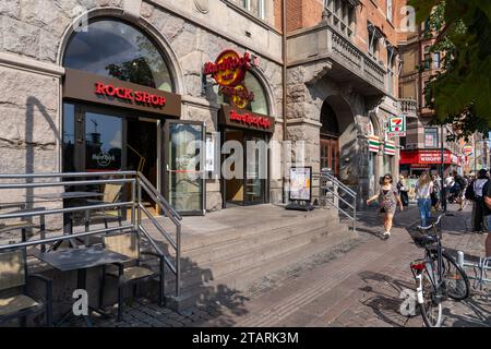 Hard Rock Cafe à Copenhague Banque D'Images