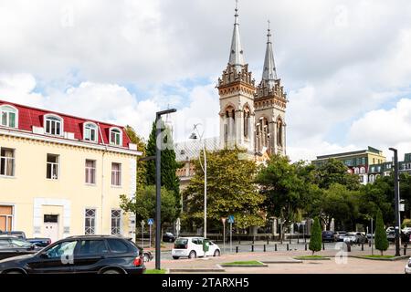Batumi, Géorgie - 17 septembre 2023 : Cathédrale de Batumi de la mère de Dieu dans la ville de Batumi le jour de l'automne. Cathédrale orthodoxe géorgienne, à l'origine buil Banque D'Images