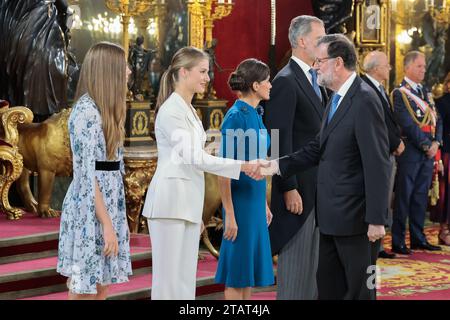 Princesse héritière Leonor d'Espagne pour la cérémonie de serment d'allégeance de la princesse héritière Leonor à la constitution espagnole devant le Parlement espagnol le jour de son 18e anniversaire, le 31 octobre 2023 à Madrid, Espagne. Avec la participation des artistes : Crown Princess Leonor of Spain où : Madrid, Spain quand : 01 Nov 2023 crédit : Oscar Gonzalez/WENN Banque D'Images