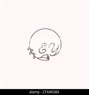 Lettres initiales du logo EY dans un design professionnel de haute qualité qui s'imprimera bien sur tous les supports d'impression Illustration de Vecteur