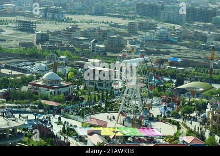 Une photographie d'une aire de jeux à Kaboul | Parc en Afghanistan Banque D'Images