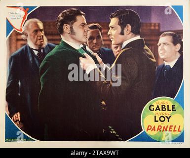 CLARK GABLE : le politicien irlandais Charles Stewart Parnell dans PARNELL 1937 le réalisateur / producteur JOHN M. STAHL joue Elsie T. Schauffler scénario John Van Druten et S.N. Behrman Metro Goldwyn Mayer (MGM) Banque D'Images