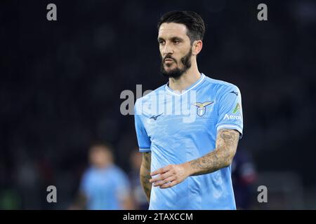 Rome, Italie. 02 décembre 2023. Luis Alberto de Lazio Grimaces lors du championnat italien Serie A match de football entre SS Lazio et Cagliari Calcio le 2 décembre 2023 au Stadio Olimpico à Rome, Italie - photo Federico Proietti/DPPI crédit : DPPI Media/Alamy Live News Banque D'Images