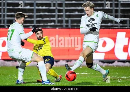 Bruxelles, Belgique. 03 décembre 2023. Un match de football entre la Royale Union Saint-Gilloise et le cercle Brugge, dimanche 03 décembre 2023 à Bruxelles, jour 16 de la saison 2023-2024 de la Jupiler Pro League première division du championnat belge. BELGA PHOTO LAURIE DIEFFEMBACQ crédit : Belga News Agency/Alamy Live News Banque D'Images