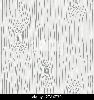 Texture de grain de bois. Motif en bois sans couture. Fond de ligne abstrait. Illustration vectorielle Illustration de Vecteur