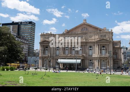 Argentine, Buenos Aires. Le Teatro Colón, opéra historique, est considéré comme l'un des dix meilleurs opéras du monde. Inauguré en 1908. Banque D'Images