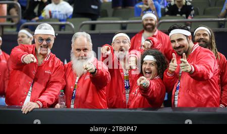 La Nouvelle-Orléans, États-Unis. 03 décembre 2023. Les 610 Stompers sont présentés lors d'un match de la National football League au Caesars Superdome à la Nouvelle-Orléans, Louisiane, le dimanche 3 décembre 2023. (Photo de Peter G. Forest/Sipa USA) crédit : SIPA USA/Alamy Live News Banque D'Images