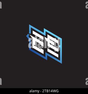 Équipe de jeu initiale ce, youtube, twitch et clipart logo d'illustration stock Illustration de Vecteur