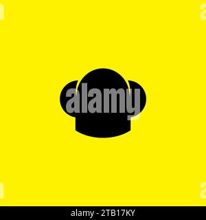 Chef Hat Icon simple Design Illustration de Vecteur