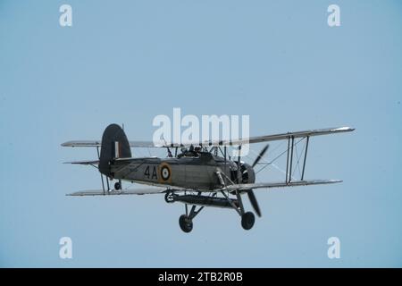 Bournemouth, Royaume-Uni - 1 septembre 2023 : Bournemouth Air Festival RAF Fairey Swordfish Banque D'Images