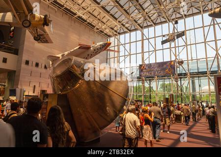 Capsule Apollo au Washington National Air and Space Museum, 600 Independence Ave SW, Washington, DC 20560, États-Unis Banque D'Images