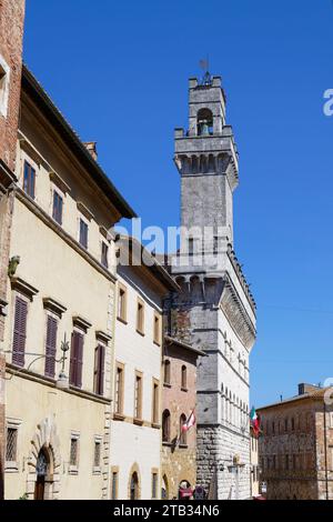 Piazza Grande Square, Montepulciano, province de Sienne, Toscane, Italie, Europ Banque D'Images