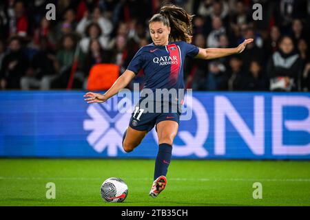 Lieke MARTENS VAN LEER du PSG lors de l'UEFA Women's Champions League, Round 2, match de football de 2e étape entre le Paris Saint-Germain et Manchester United le 18 octobre 2023 au Parc des Princes à Paris, France - photo Matthieu Mirville / DPPI Banque D'Images