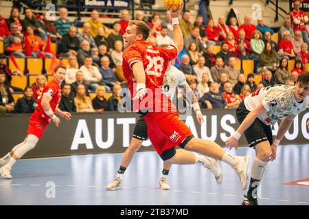 Spielszene Eulen Ludwigshafen gegen HC Elbflorenz 2006 (2. Handballbundesliga ; Endstand 31:29) Banque D'Images