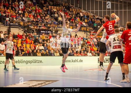 Spielszene Eulen Ludwigshafen gegen HC Elbflorenz 2006 (2. Handballbundesliga ; Endstand 31:29) Banque D'Images