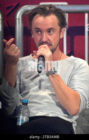 Tom Felton auf der German film & Comic con Winter Edition in der Messe Dortmund. Dortmund, 03.12.2023 *** Tom Felton au German film Comic con Winter Edition au Messe Dortmund, 03 12 2023 Foto:Xn.xKubelkax/xFuturexImagex comic con 3329 crédit : Imago/Alamy Live News Banque D'Images