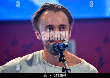 Tom Felton auf der German film & Comic con Winter Edition in der Messe Dortmund. Dortmund, 03.12.2023 *** Tom Felton au German film Comic con Winter Edition au Messe Dortmund, 03 12 2023 Foto:Xn.xKubelkax/xFuturexImagex comic con 3390 Banque D'Images