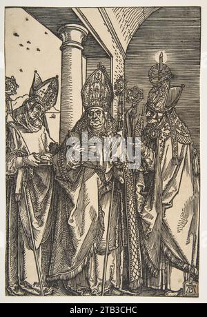 Saints Nicolas, Ulrich et Erasmus 1975 par Albrecht durer Banque D'Images