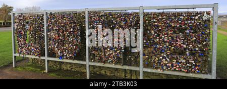 The Love Locks, Gretna Green, Dumfries et Galloway, Écosse, Royaume-Uni Banque D'Images