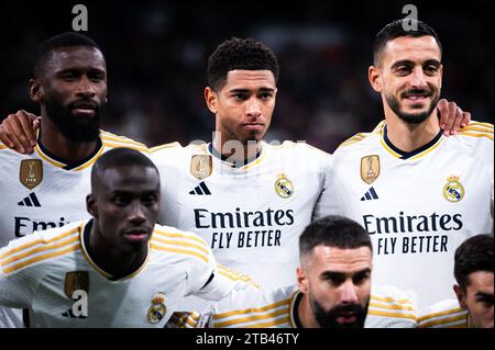 Madrid, Espagne. 02 décembre 2023. Jude Bellingham du Real Madrid vu avant le match de football de la Liga EA Sports 23/24 entre le Real Madrid et Grenade au stade Bernabeu de Madrid, en Espagne. Crédit : Agence photo indépendante/Alamy Live News Banque D'Images