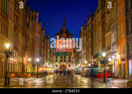 Portes dorées à Gdansk Banque D'Images