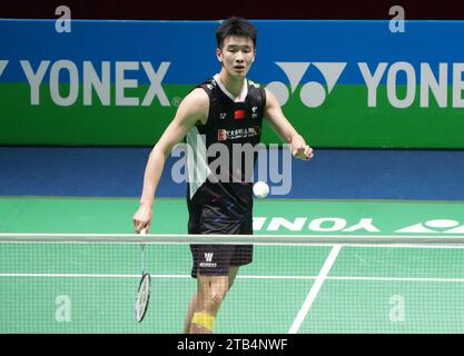 Li Shifeng de Chine pendant le Yonex internationaux de, France. , . Au Glaz Arena à Cesson-Sévigné, France - photo Laurent Lairys / DPPI Banque D'Images