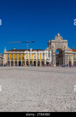 Praca do Comercio à Lisbonne, Portugal Banque D'Images