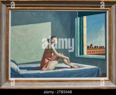 Matin Sun halting par Edward Hopper, Columbus Museum of Art dans le centre-ville de Columbus Ohio USA 2023 Banque D'Images