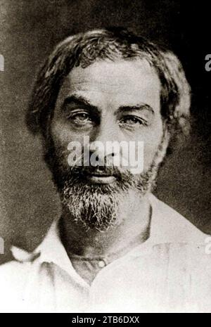 Walt Whitman 1854. Banque D'Images