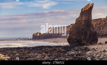 Ryhope Beach, Tyne and Wear, Angleterre, Royaume-Uni Banque D'Images