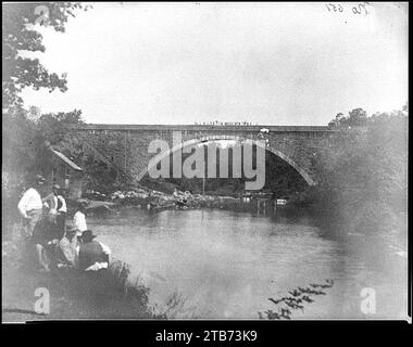 Washington, D.C. Cabin John Bridge dans le Maryland voisin Banque D'Images