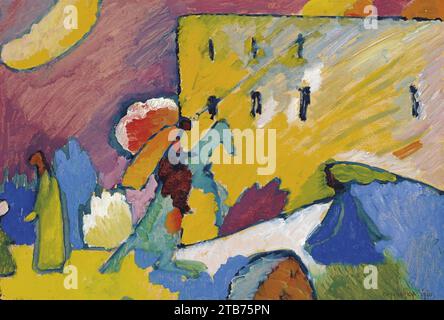 Wassily Kandinsky (1866-1944) Studie zu improvisation 3, 1909 Christie's. Banque D'Images