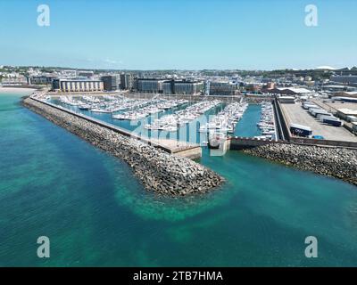 Elizabeth Marina, St Helier Jersey, Îles Anglo-Normandes, Banque D'Images