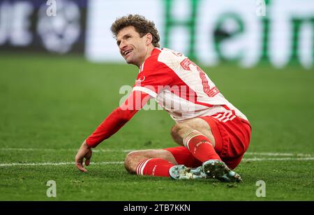 MUNICH, ALLEMAGNE - 29 NOVEMBRE : match de l'UEFA Champions League entre le FC Bayern MŸnchen et le FC Copenhague à l'Allianz Arena le 29 novembre 2023 à Munich, Allemagne. Thomas Mueller du Bayern Muenchen © diebilderwelt / Alamy stock Banque D'Images