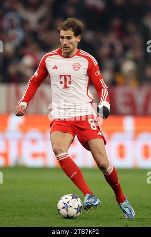 MUNICH, ALLEMAGNE - 29 NOVEMBRE : match de l'UEFA Champions League entre le FC Bayern MŸnchen et le FC Copenhague à l'Allianz Arena le 29 novembre 2023 à Munich, Allemagne. Léon Goretzka du Bayern Muenchen © diebilderwelt / Alamy stock Banque D'Images