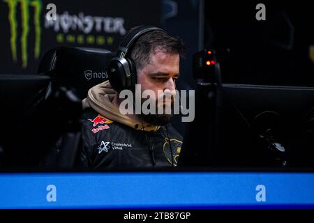 ESPOO, FINLANDE - DÉCEMBRE 1 : Gabriel 'Fallent' Toledo de FURIA lors de Elisa Masters Espoo 2023 - jour 3 au métro Areena le 1 décembre 2023 à Espoo, Finlande. (Photo de Gabriel Calvino Alonso/Orange Pictures) Banque D'Images