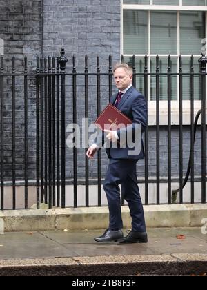 Londres, Royaume-Uni. 05 décembre 2023. Grant Shapps, secrétaire d'État à la Défense arrive pour la réunion du Cabinet. Crédit : Uwe Deffner/Alamy Live News Banque D'Images
