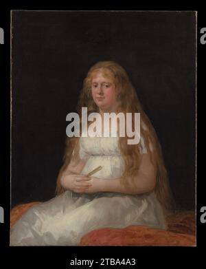 Josefa de Castilla Portugal y van Asbrock de Garcini (1775RCO 1850) 1955 par Goya (Francisco de Goya y Lucientes) Banque D'Images