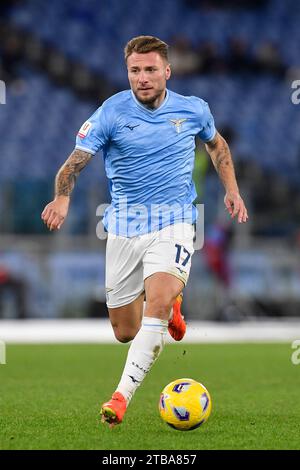 Rome, Italie. 05 décembre 2023. Ciro immobile de SS Lazio lors du match de football de la coupe d'Italie entre SS Lazio et Genoa CFC au stade Olimpico de Rome (Italie), le 5 décembre 2023. Crédit : Insidefoto di andrea staccioli/Alamy Live News Banque D'Images