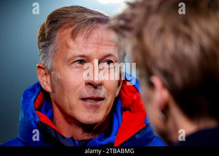 TILBURG, PAYS-BAS - DÉCEMBRE 5 : l'entraîneur-chef Andries Jonker (pays-Bas) lors du match de l'UEFA Womens Nations League des pays-Bas et de la Belgique à K. Banque D'Images