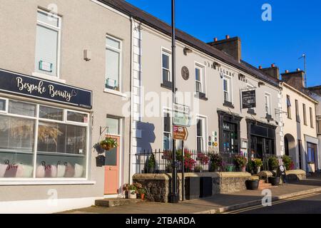 Magasins à Bushmills, County Antrim, Irlande du Nord, Royaume-Uni Banque D'Images