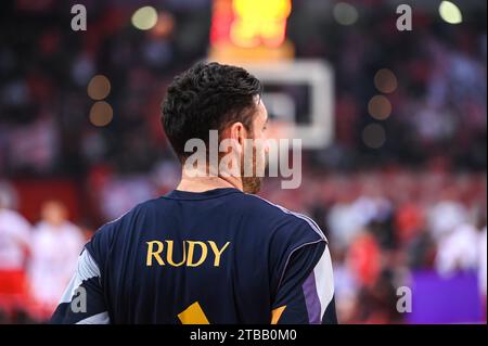 Pirée, Lombardie, Grèce. 5 décembre 2023. 5 RUDY FERNANDEZ du Real Madrid lors de l'Euroleague, Round 12, match entre l'Olympiacos Pirée et le Real Madrid au stade de la paix et de l'amitié le 5 décembre 2023, au Pirée, Grèce. (Image de crédit : © Stefanos Kyriazis/ZUMA Press Wire) USAGE ÉDITORIAL SEULEMENT! Non destiné à UN USAGE commercial ! Banque D'Images