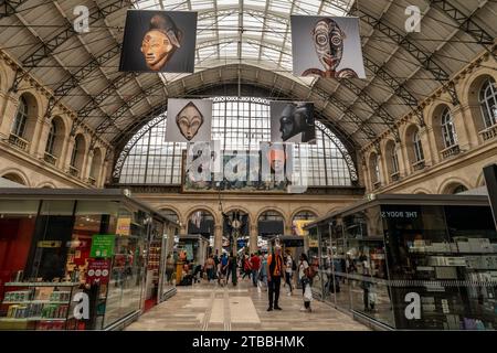 Paris, gare, Gare de l'est Banque D'Images