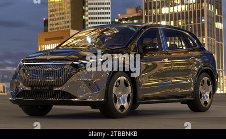 Mercedes Maybach EQS SUV : Ultimate Luxury EV! Banque D'Images