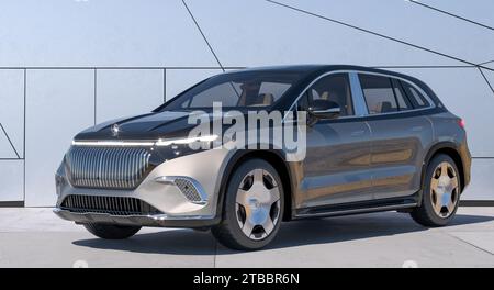 Mercedes Maybach EQS SUV : Ultimate Luxury EV! Banque D'Images