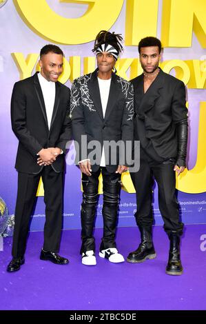 Elan Ben Ali, Fabrice Morvan und Tijan Njie BEI der Premiere des Kinofilms 'Girl You Know It's True' im Zoo Palast. Berlin, 05.12.2023 Banque D'Images